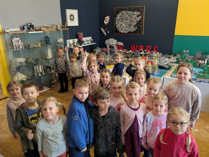 Świat w Budowie - wystawa klocków Lego -  wycieczka grupy 6 latków