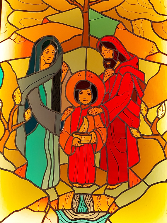 Obrazek przedstawiający Świętą Rodzinę